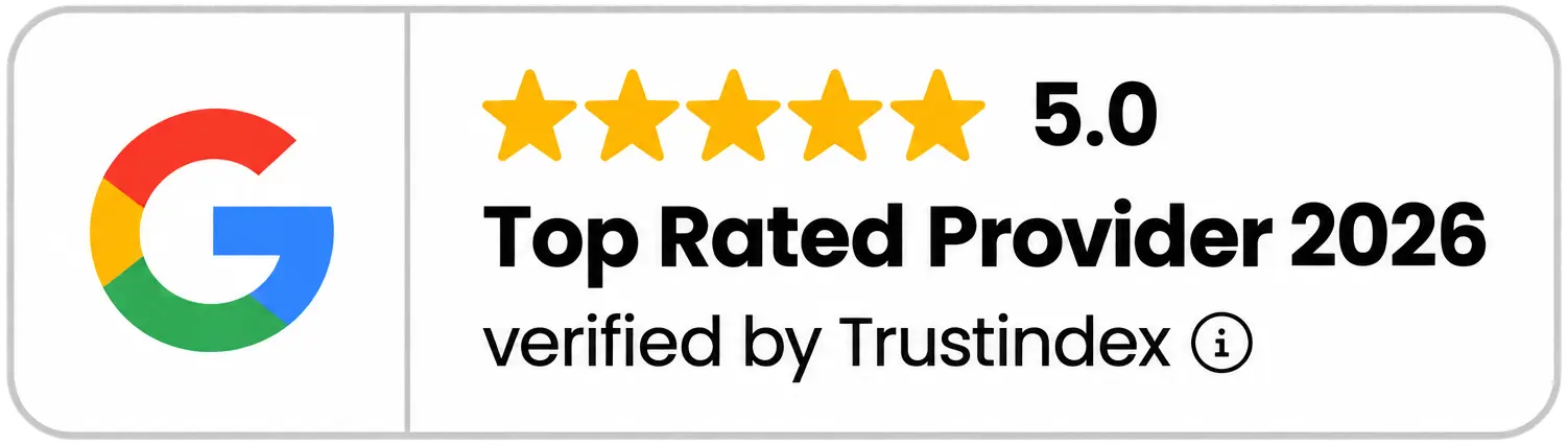 Google review summary showing Dr. Brandon Launstein, DPT as a 5-star top rated provider for treating low back pain and sciatica in 2026.